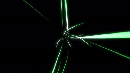 Lighting Stroke Animation. Glowing Line Animation. Loop Animation