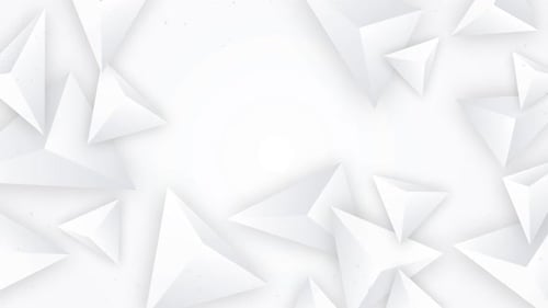 Abstract White Geometric Triangles Corporate Modern Background Loop