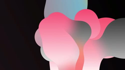 Fluid Gradient Abstract Shapes Seamless Loop Background