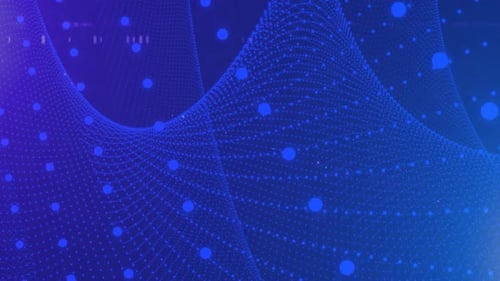 Abstract Background with Particle Waves. 7227
