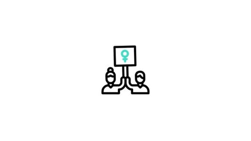 Animiertes Protestsymbol