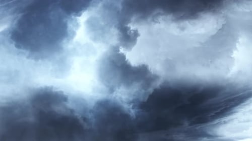 Dramatic Storm Clouds Moving Across the Sky