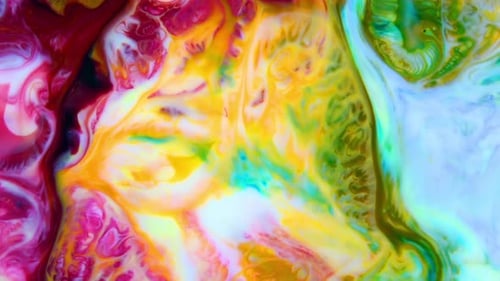 Abstract Colorful Ink Movements Spreads On Water Texture 708