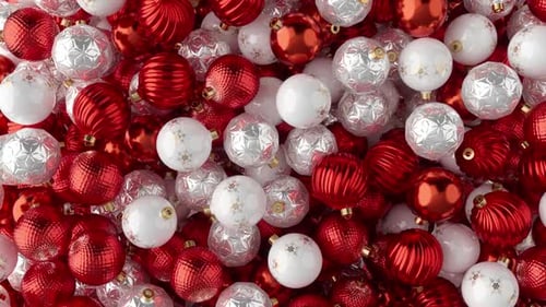 Festive Christmas Baubles Transition