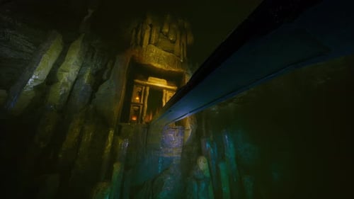 Alte Steinbrücke in der großen Höhle