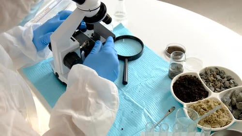 Soil Testing in the Laboratory Selective Focus