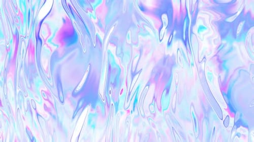 Dynamic Iridescent Liquid Flow Abstract Background Loop