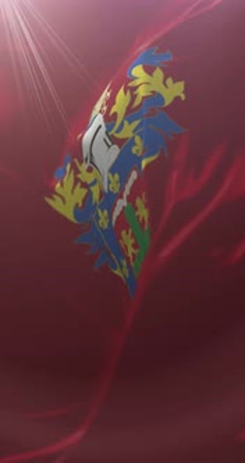 Elegant Decorative Emblem Unfolding Animation