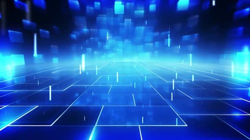 Blue Corporate Background Loop