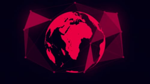Abstract Digital Earth Background