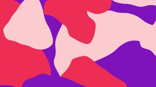 Seamless Abstract Organic Fluid Shapes Animated Background