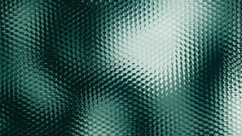 Fluid Abstract Hexagon Grid Wavy Motion Background