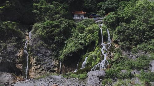 Parque Nacional Taroko, Hualien, Taiwan, Vista aérea