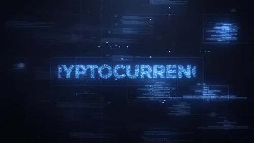 Futuristic Digital Glitch Text Reveal Title Opener