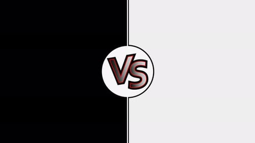 Animated Vs Versus Competition Intro Graphic