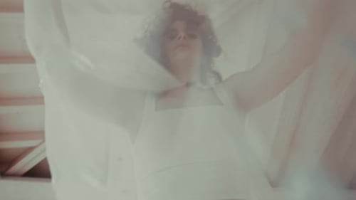 Contemporary Dancer in a Studio