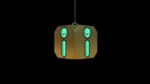 Geometric Golden Cube Shatter Logo Reveal