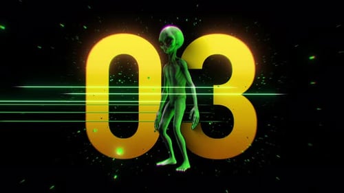 Alien Colour Strobe Countdown 03