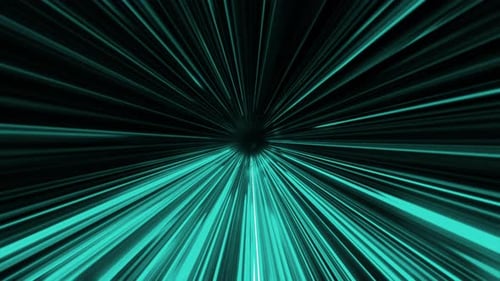 Mouvement sous l'effet d'un flux de néons brillants