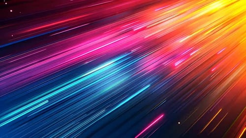 Abstrakte lebendige Lichtstreifen (3)