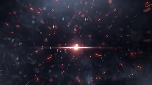 Cinematic Particle Intro For Logo Or Text HD