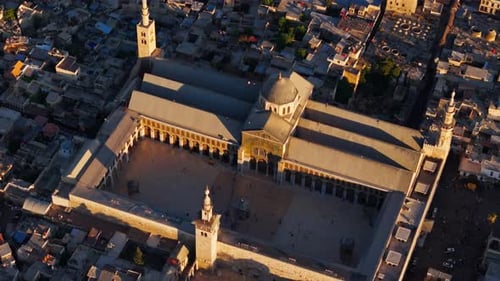 Umayyaden-Moschee in Damaskus - Drohne