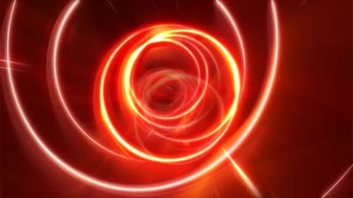 Abstrakter animierter Hintergrund mit Tunnel