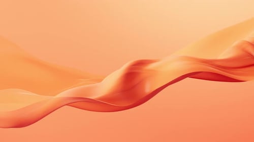 Smooth Flowing Abstract Liquid Fabric Wave Background