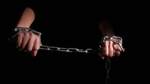 Escravidão: movimento com corrente