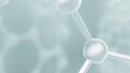 Abstract Molecular Structure Background
