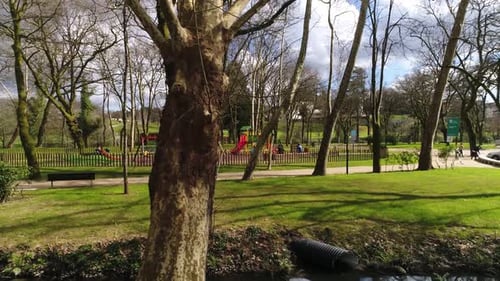 Aerial View of Kids Park