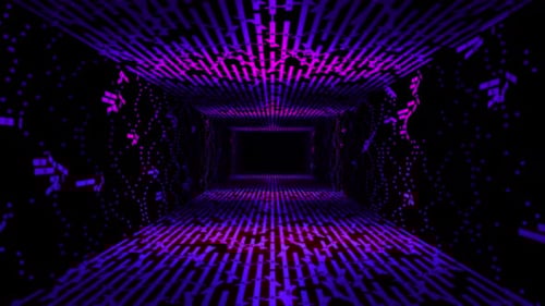 Purple Rectangular Tunnel