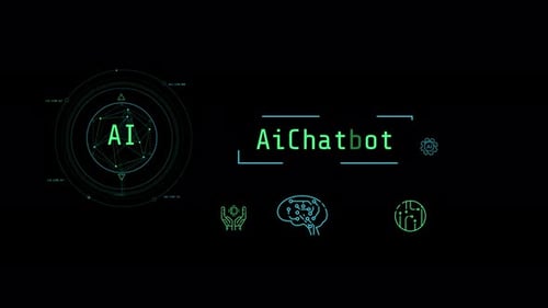 Animated Infographics on the Theme of AIpowered Chatbot