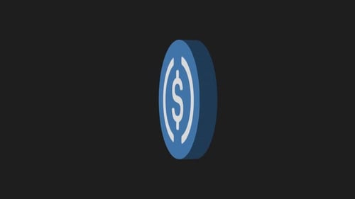 graphique de mouvements 3D Bitcoin Crypto