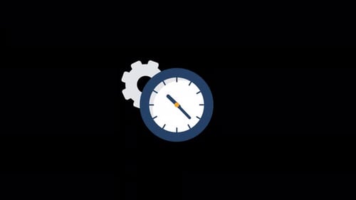 Animationsvideo zum Zeitmanagement-Konzept — transparent