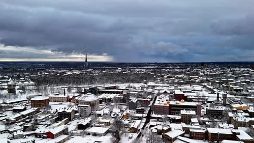 Panoramic city view.