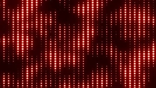 Abstract Glowing Red Dots Background