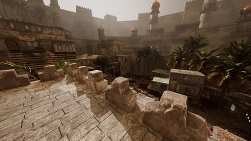 Exploring the Ancient Ruins of a Forgotten City in the Eastern Landscape