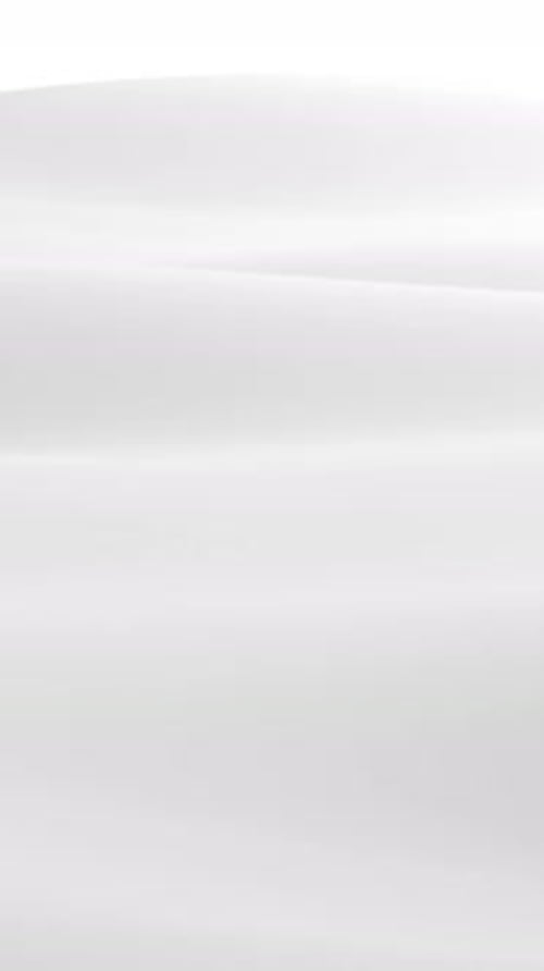 Seamless Loop of Smooth Flowing White Abstract Shapes