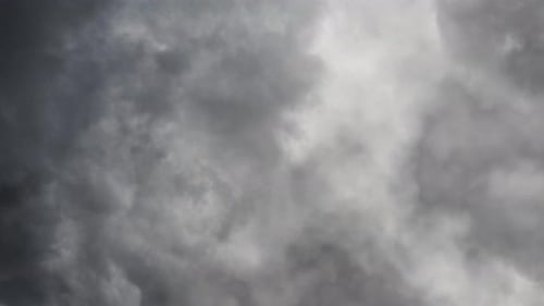 Stormy Sky With dark clouds and lightning