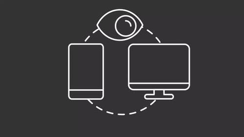 Cross device track white animation