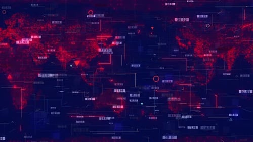 Digitaler Weltraum-Weltkarten-Hintergrund