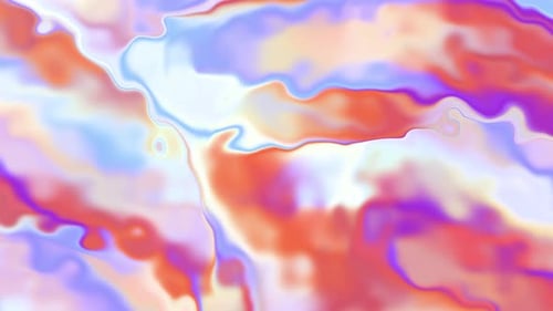 Colorful Abstract Fluid Waves Motion Background Loop