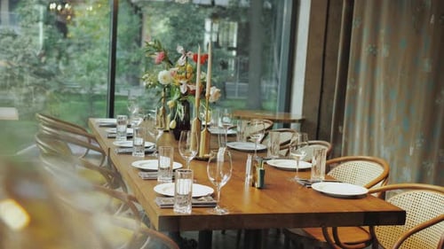 Formal Table Setting for Fine Dining Experience