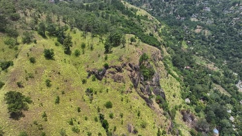 Aerial view of Ella Rock, Sri Lanka - Hiking Trails