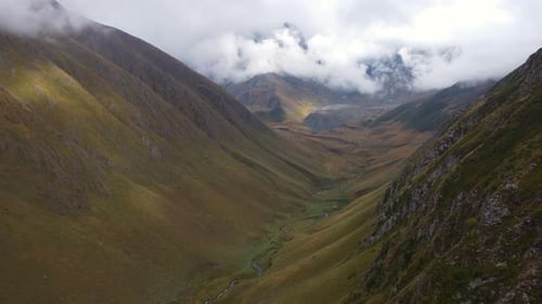 River In The Mountain Valley