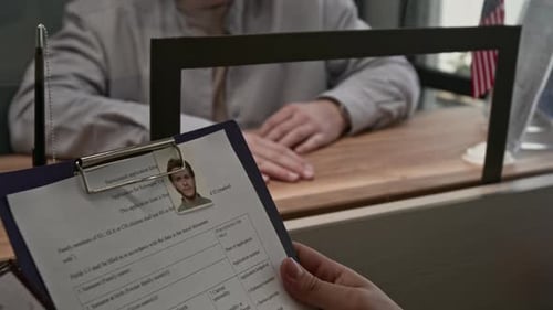 Visa Application at Immigration Agency