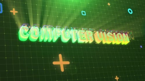 Futuristic Digital Grid Glitch Text Reveal Animation