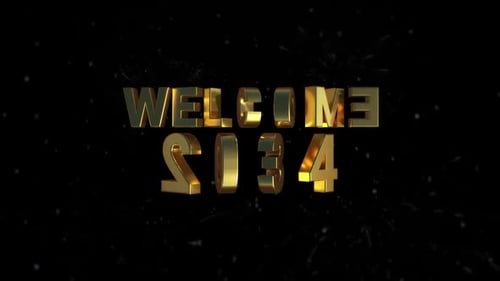Welcome Background 3D Loop 2034