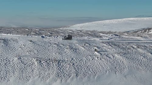 Snowcat Clears Snow for Ski Paths Resort Preparation Resort Preparation Ensuring Perfect Skiing